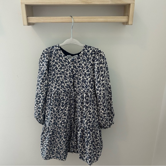 Zara Black and White Casual Sundress with Bishop Sleeves - Picture 1 of 3